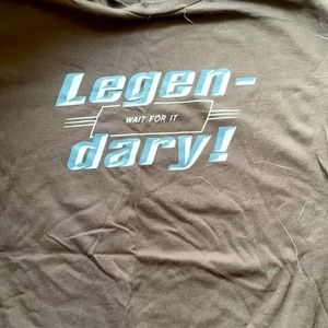 Unisex large legend-wait for it-dary! T-shirt